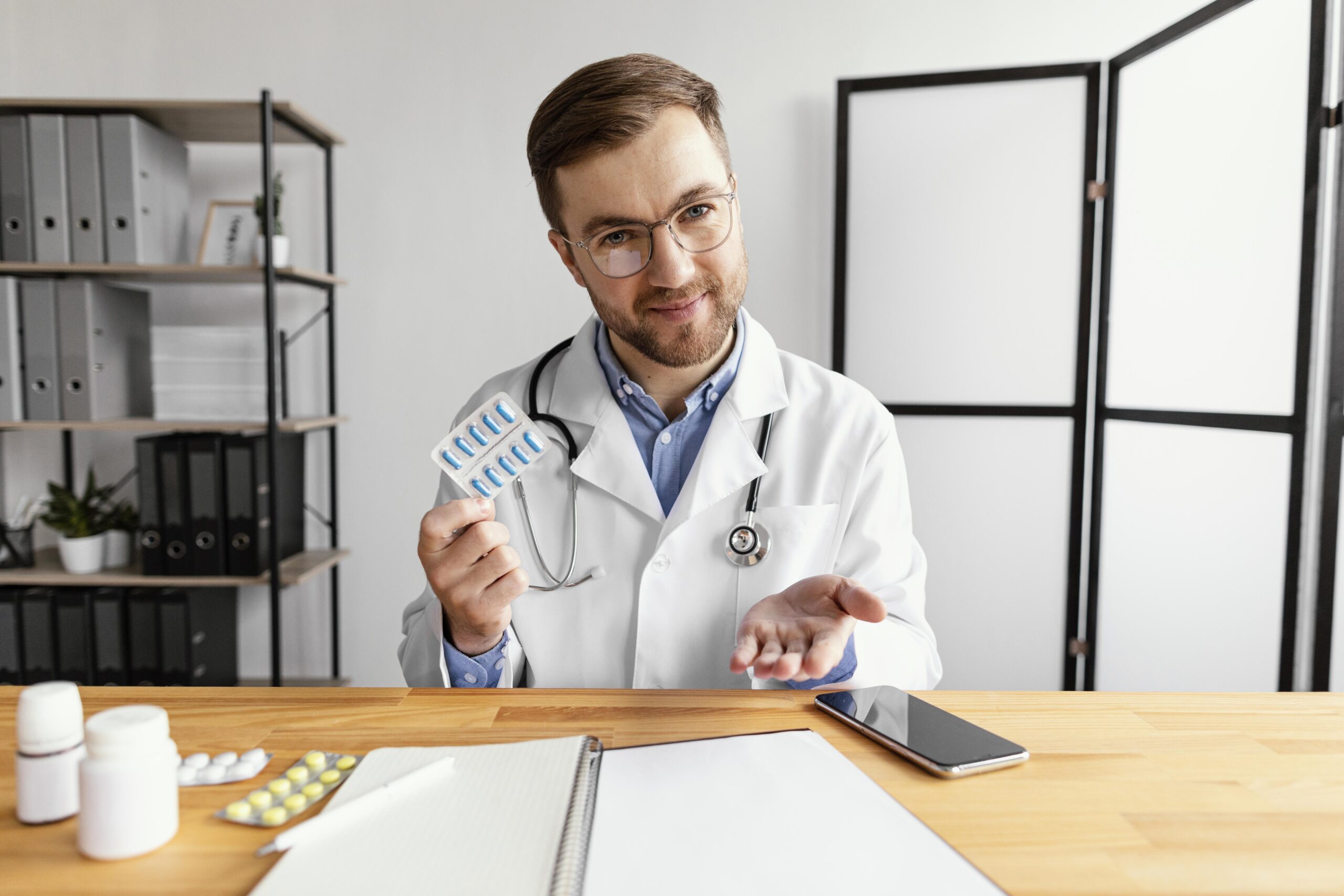 medium-shot-doctor-holding-pills Role of GPO